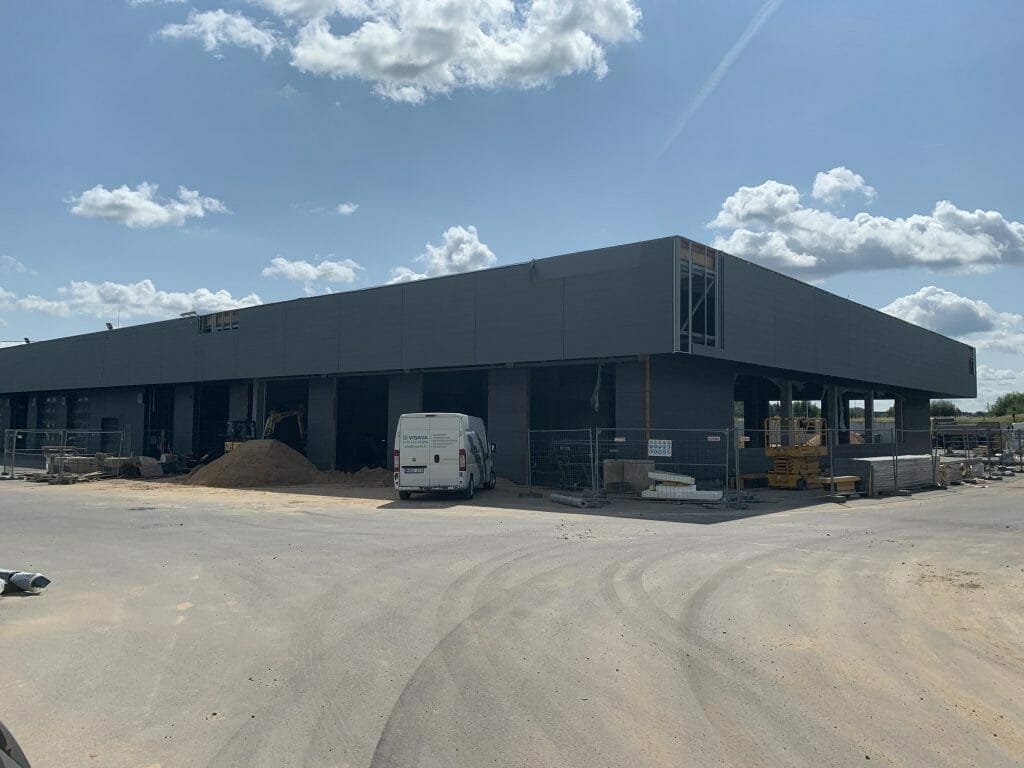 Vakarinis aplinkl. 20 (Vakarinis aplinkl. 20) - Showroom / Service center - construction photos