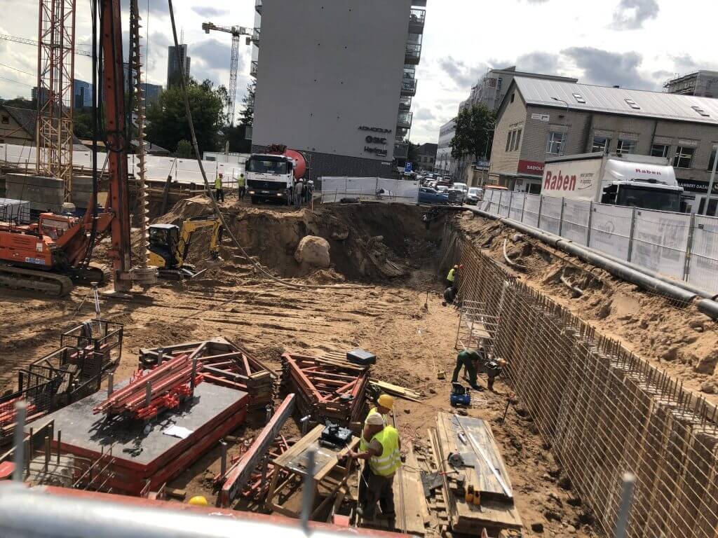Žalgirio 94 (Žalgirio g. 94) - Office center - construction photos