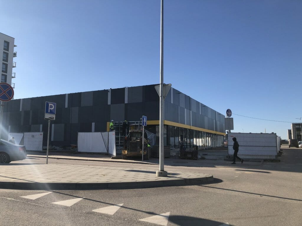 IKI Karaliaučiaus g. (Karaliaučiaus g. 9A) - Food store - construction photos