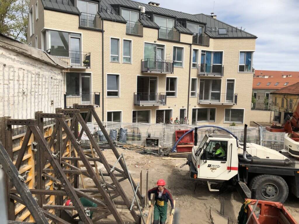 Vingrių 12 (Vingrių g. 12, 12A) - Multi apartment - construction photos