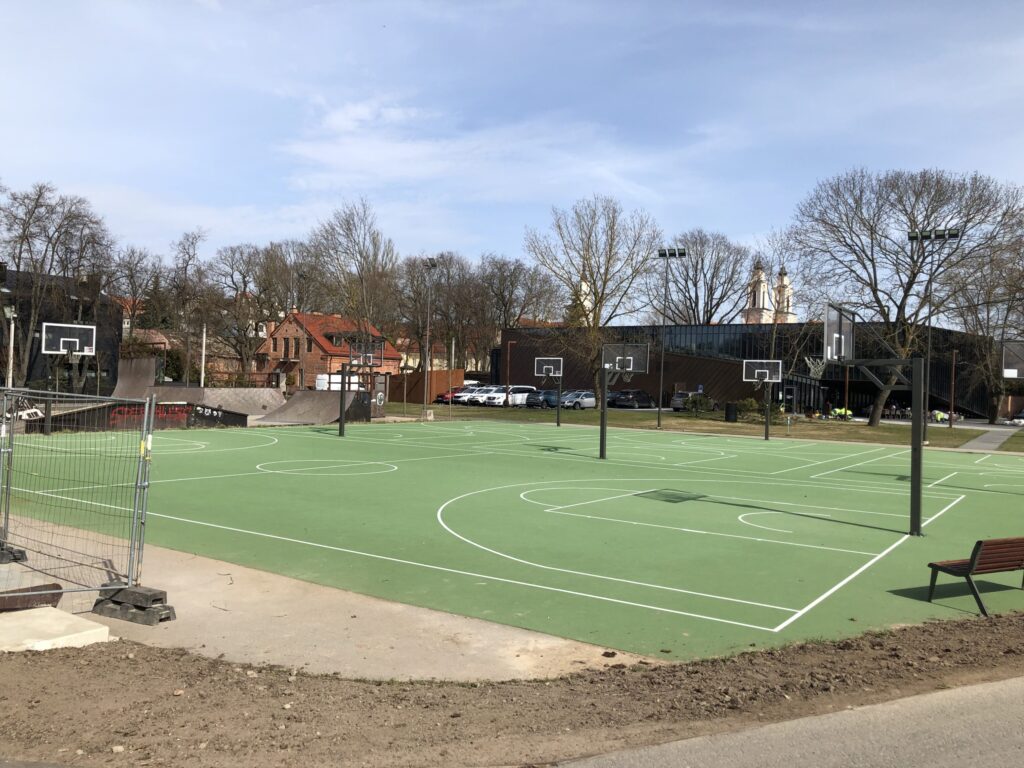 Santakos parkas (Prieplaukos krant.) - Park - construction photos