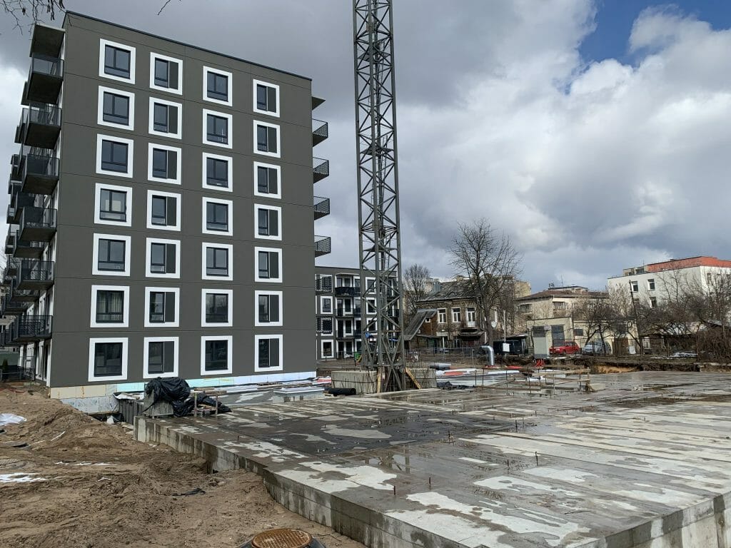 Liveup 1 etapas (Naugarduko g. 62) - Korterelamu - ehituse fotod