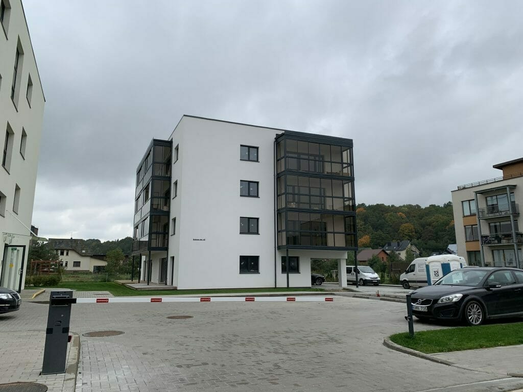 Lampėdžio takas 1 etapas (Įkalnės aklg.) - Multi apartment - construction photos