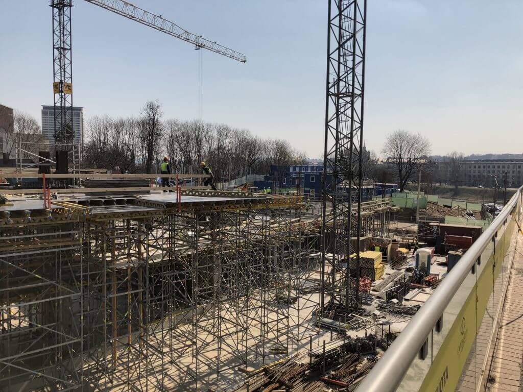 SEB administracinis (Gedimino Baravyko g. 4) - Biroju centrs - būvdarbu attēli