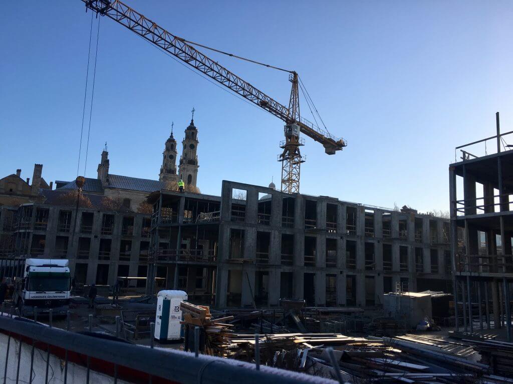 Misionierių sodai (Subačiaus g. 20) - Multi apartment - construction photos