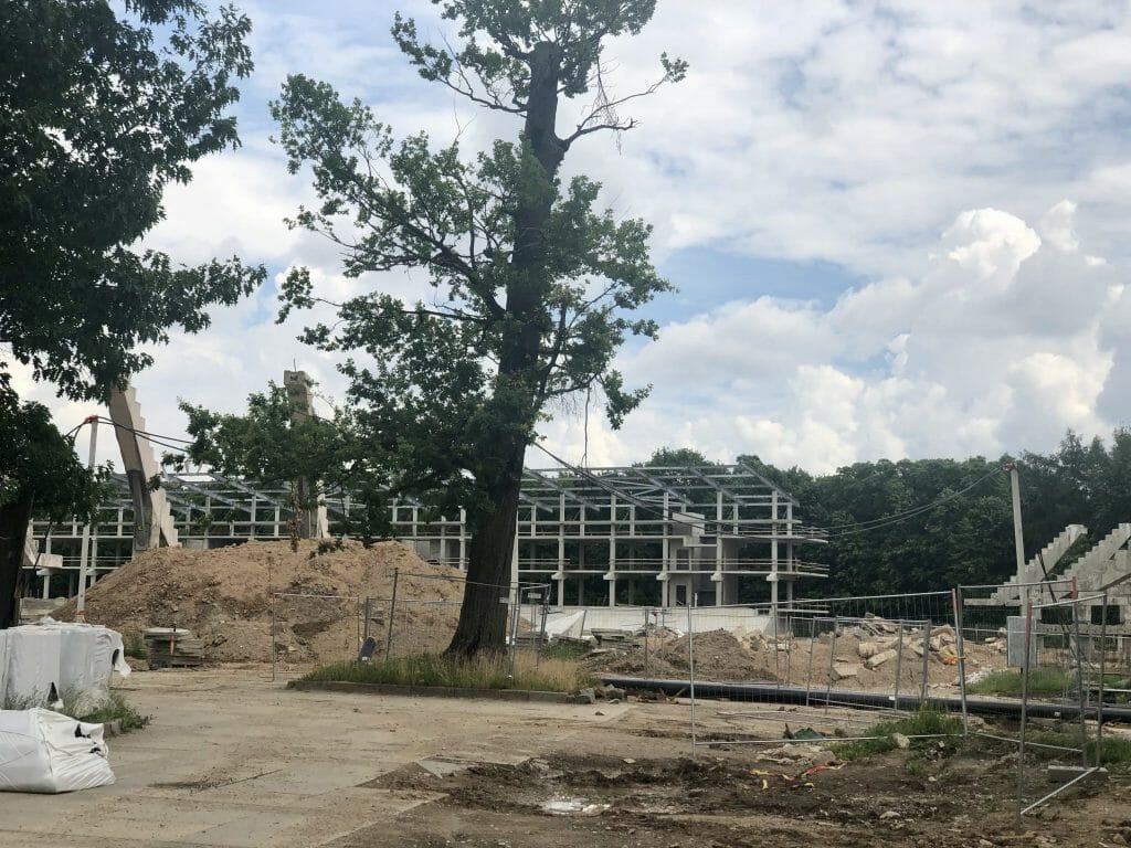 Dariaus ir Girėno stadionas (Perkūno al. 5) - Sports arena - construction photos