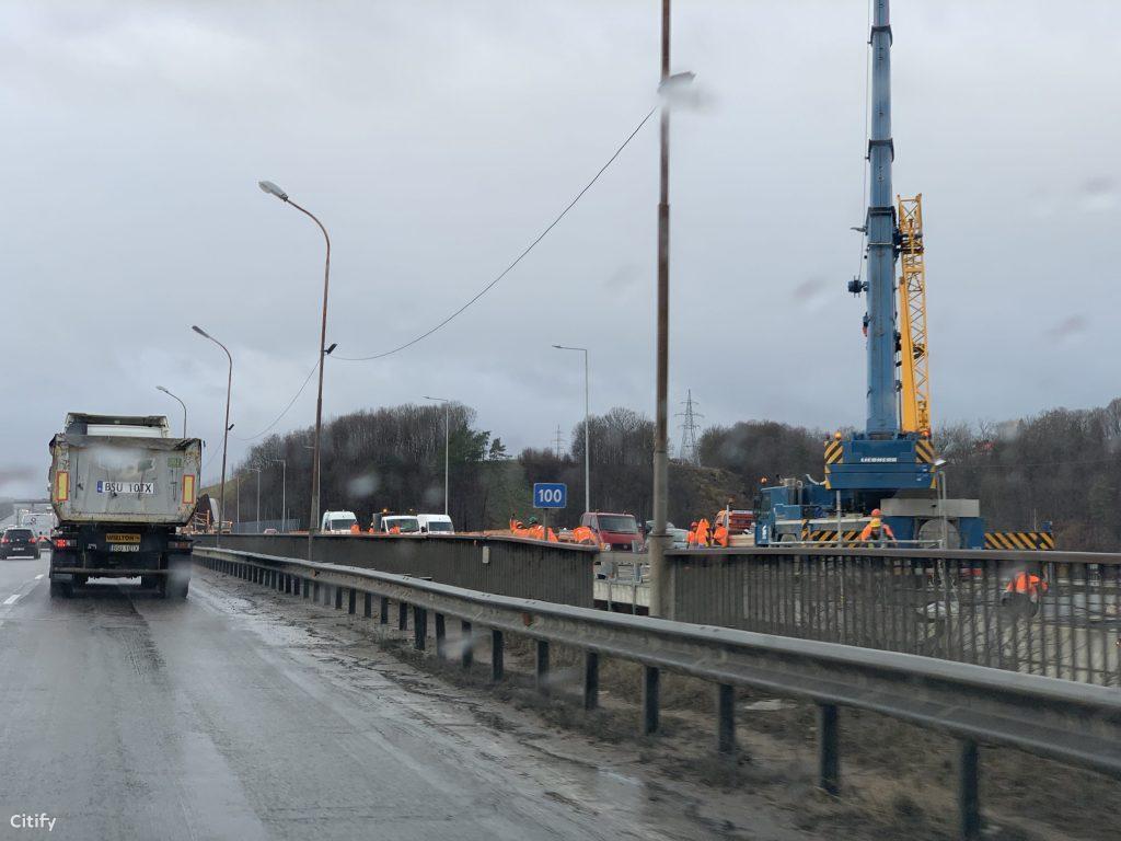 Islandijos pl. Kleboniškio tiltas 1 etapas (Islandijos pl.) - Bridge - construction photos