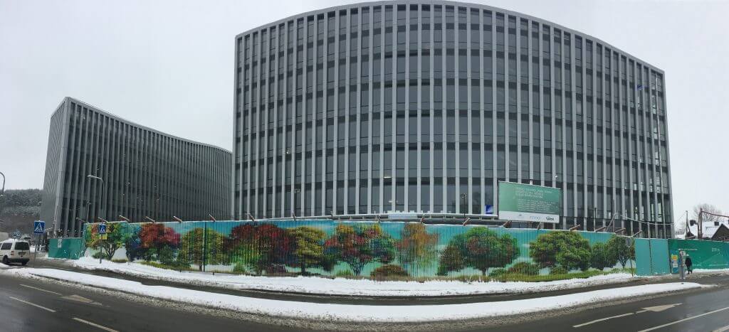 Park Town (Lvovo g. 105A) - Office center - construction photos