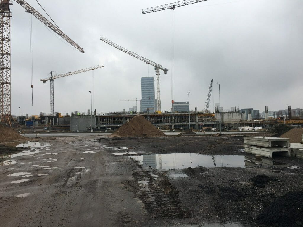 Vilnius OUTLET (Vytauto Pociūno g. 8) - Shopping center - construction photos