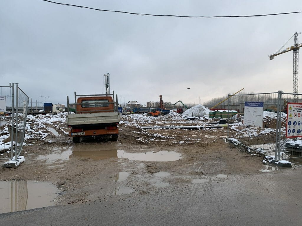 Pašilaičiai PC (Pavilnionių g. 55) - Tirdzniecības centrs - būvdarbu attēli