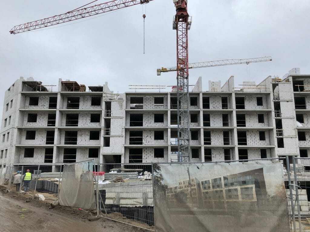 K17 (Kernavės g. 15, 17) - Multi apartment - construction photos