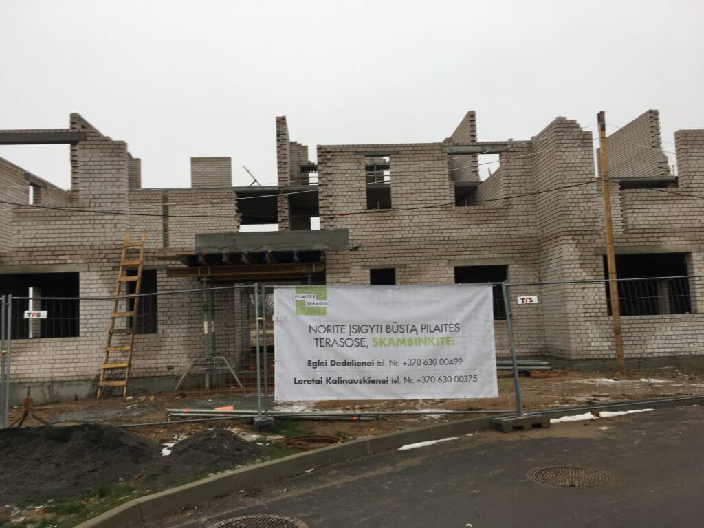 Pilaitės terasos 2 etapas (daugiabutis) (Simono Grunau g. 123) - Multi apartment - construction photos