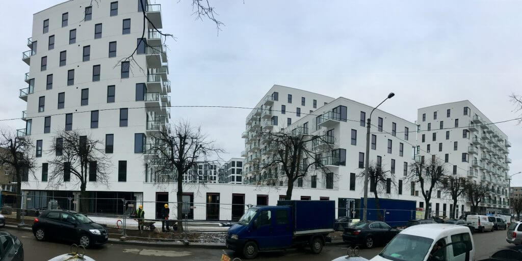 Birželio namai (Birželio 23-iosios g. 10A, Statybininkų g. 1) - Multi apartment - construction photos