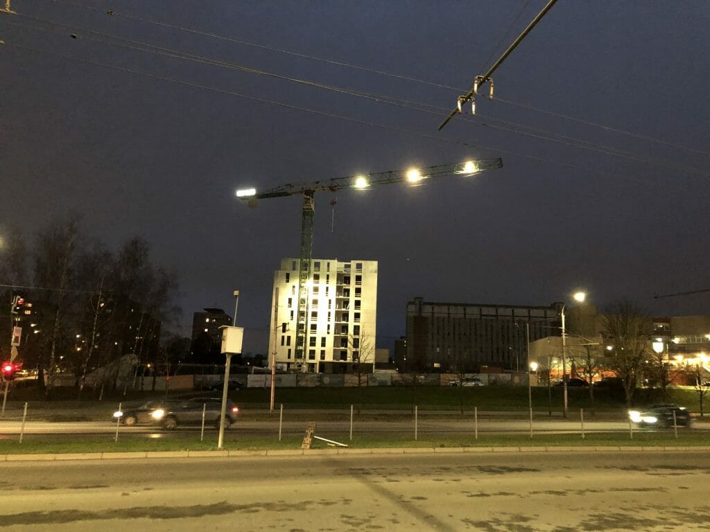 Viršuliškių stogai (Viršuliškių g. 38) - Multi apartment - construction photos