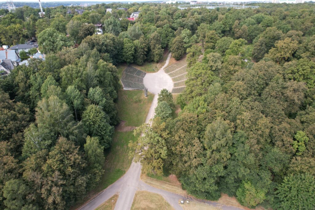 Dainų slėnis (Tunelio g. 37) - Park - construction photos