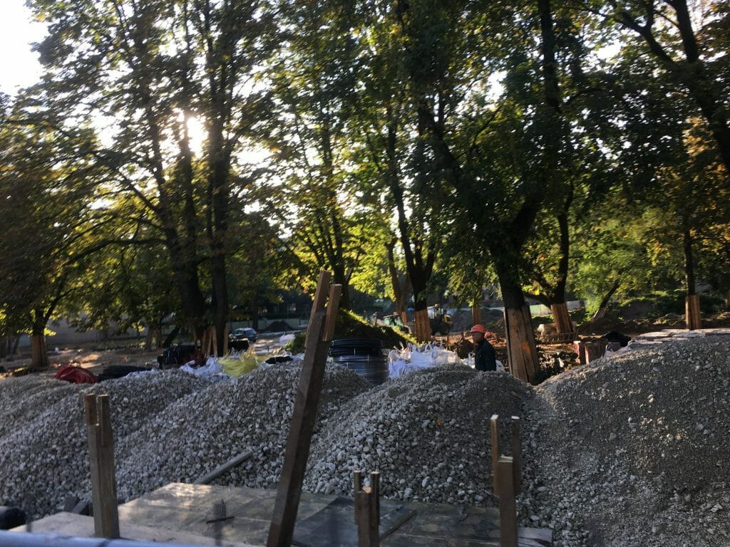 Reformatų parkas (Pylimo g.) - Parkas - statybų nuotraukos