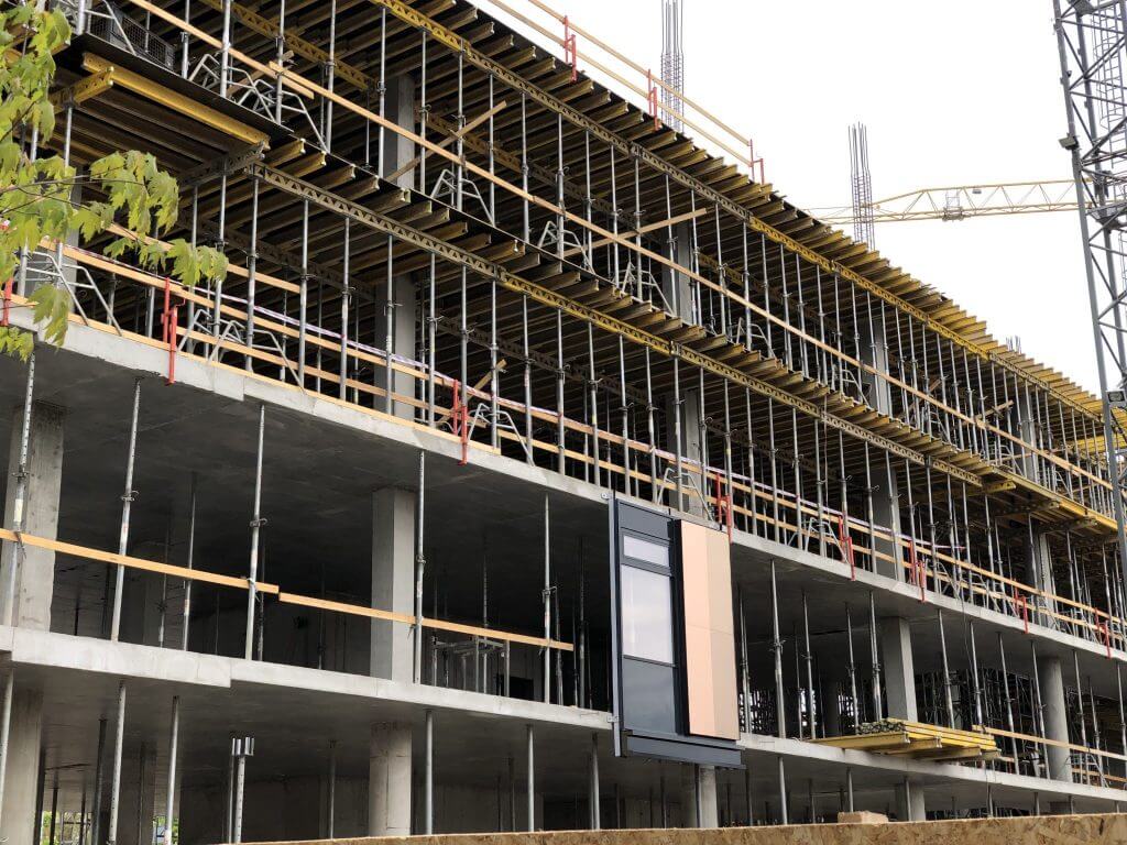 Business Stadium North (Rinktinės g. 3) - Verslo centras - statybų nuotraukos