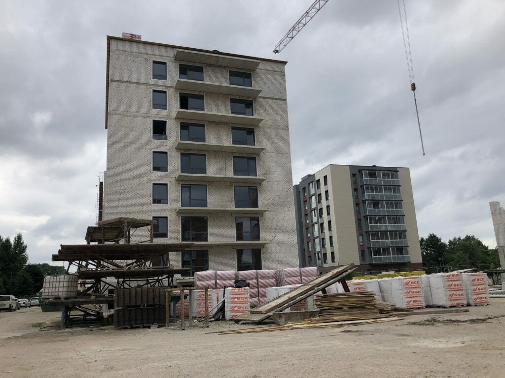 Baltijos terasos (Baltijos pr. 111) - Korterelamu - ehituse fotod