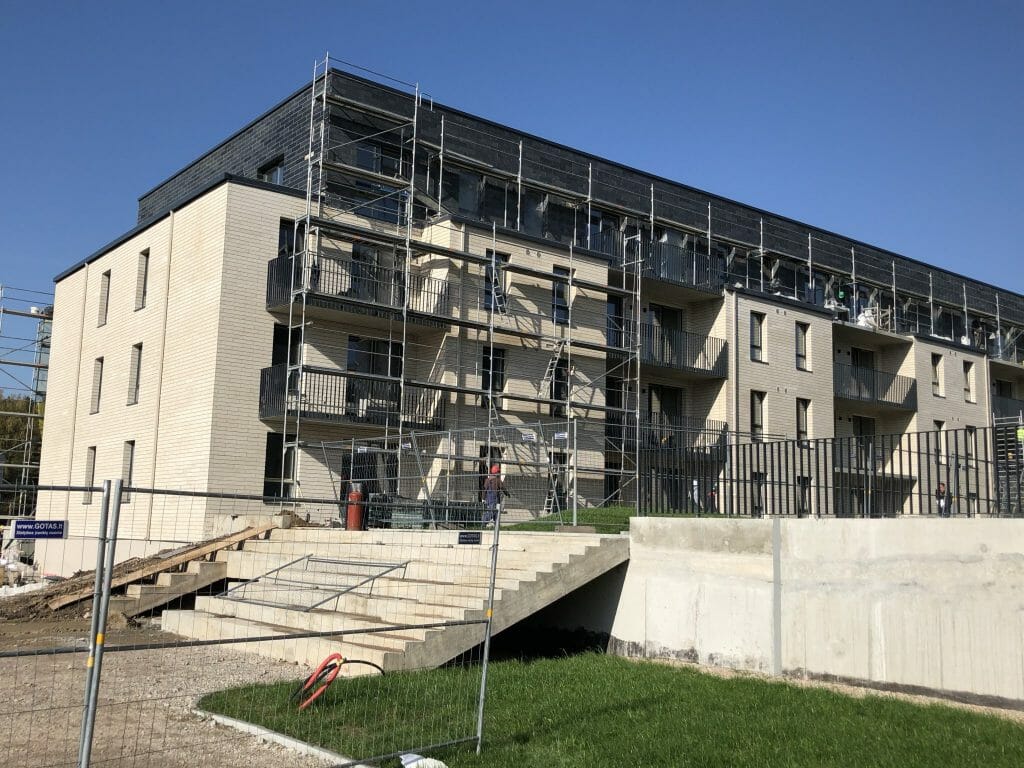 Lazdynėlių vingis 1-2 etapai (Lazdynėlių g. 38, 38A) - Multi apartment - construction photos