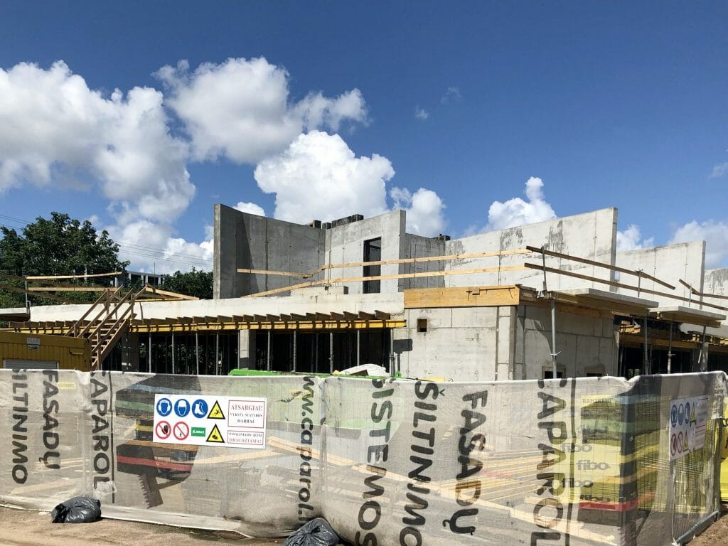 Šnipiškių perspektyvos (Šatrijos g. 1) - Multi apartment - construction photos