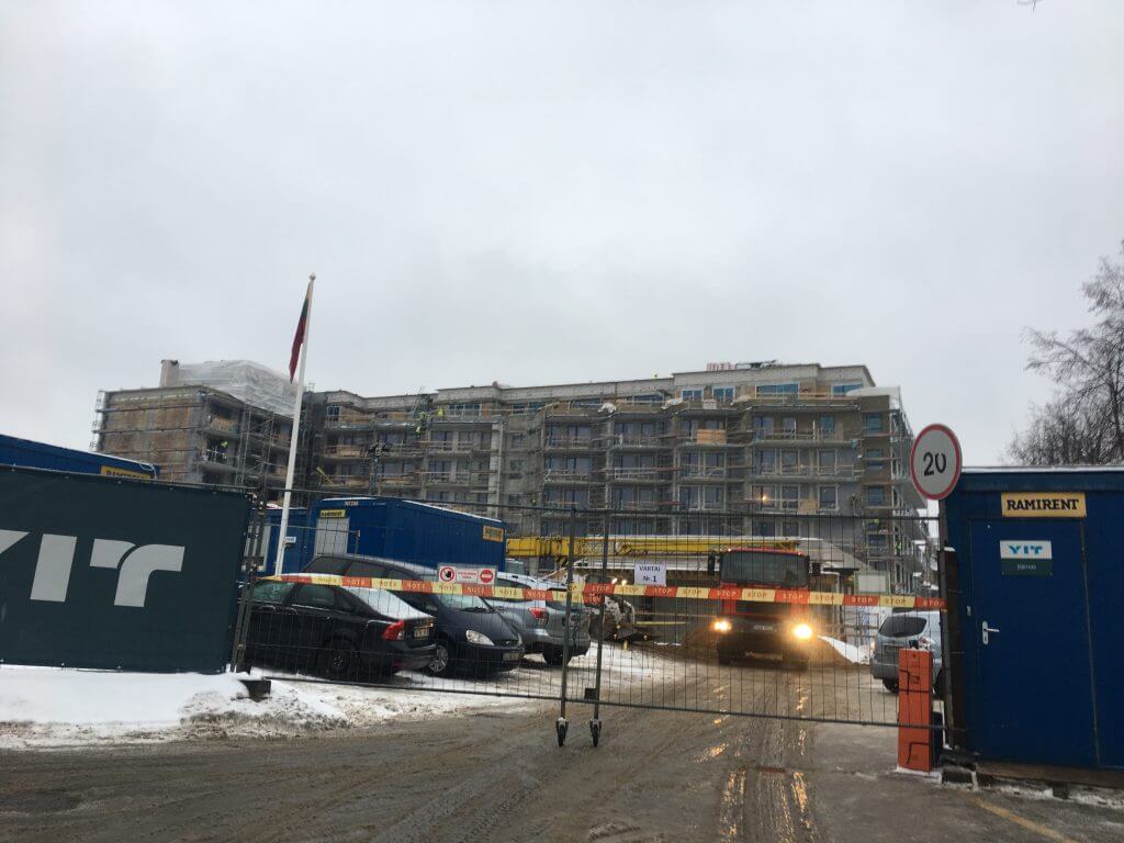 Raitininkų sodas (Raitininkų g. 4, 4A) - Multi apartment - construction photos