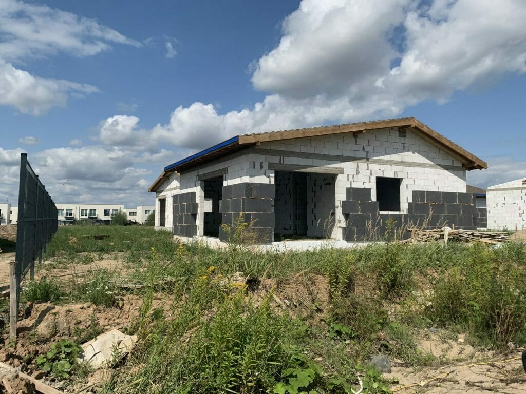 Giraitės terasos (Gervuogių g. 1, 2, 3, 5, 6, 7, 8, 9, 12 - 52 , Mėlynių g. 1, 1A, 2, 2A, 3, 3A, 4, 4A, 5, 5A - 26, 26A) - Private house community - construction photos