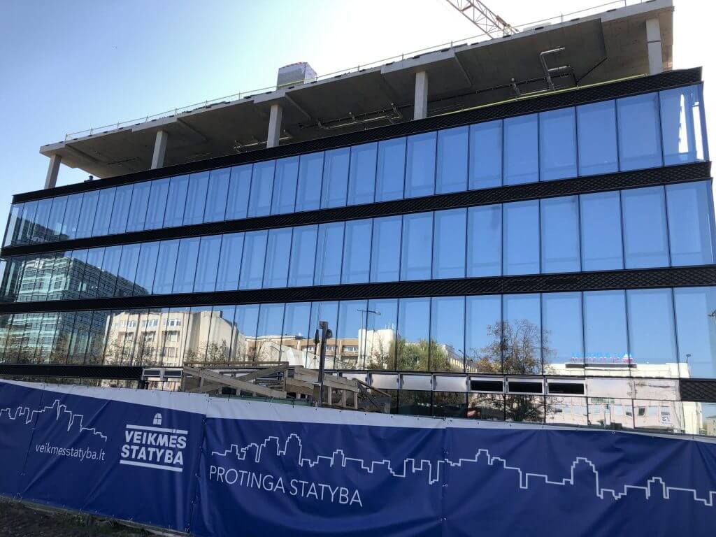 SEB administracinis (Gedimino Baravyko g. 4) - Biroju centrs - būvdarbu attēli