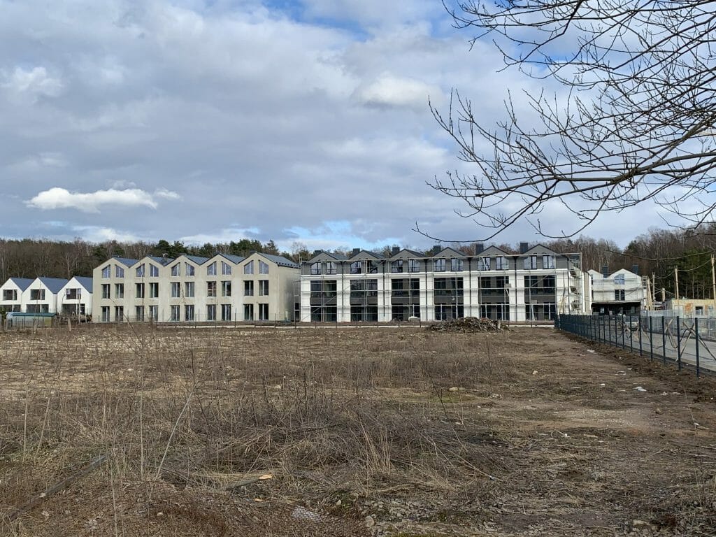 Riverland 1 etapas (Lazdynėlių g. 51, 53, 55, 57, 59, 61, 63) - Row housing - construction photos