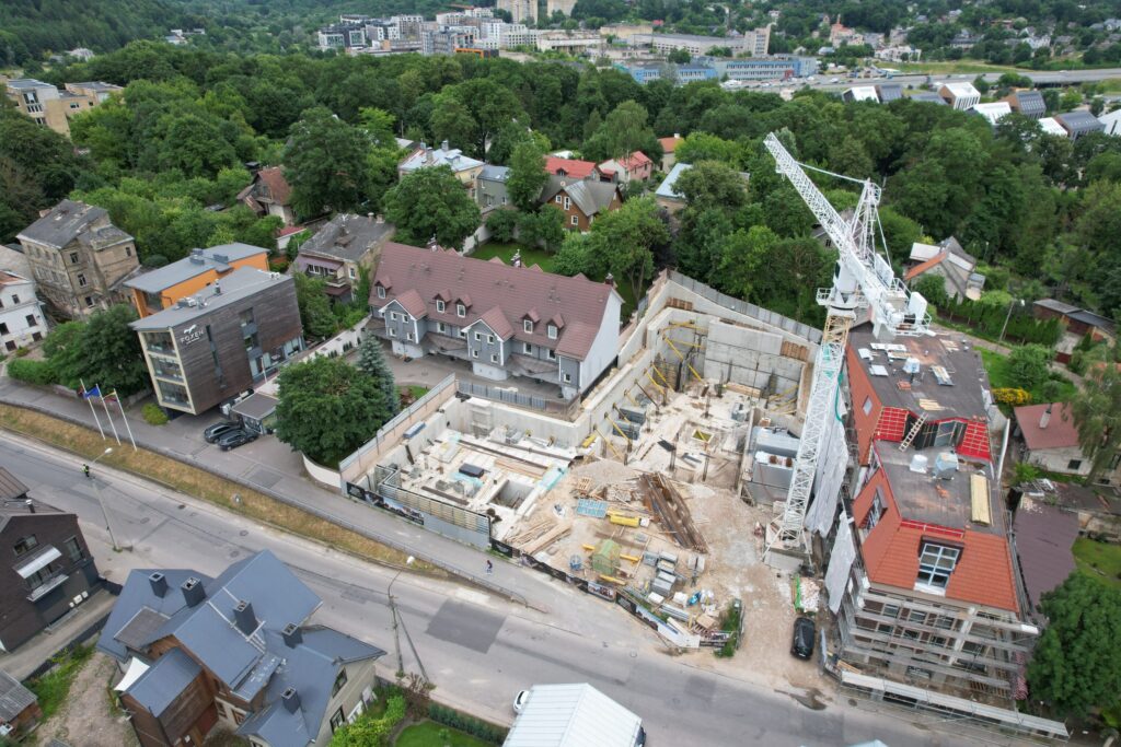 Trys karaliai (Polocko g. 25, 31) - Multi apartment - construction photos