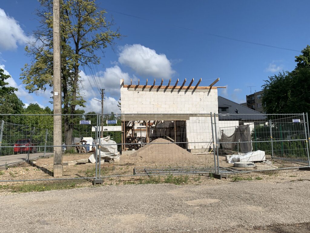 Stoties g. 2 (Stoties g. 2) - Pārtikas veikals - būvdarbu attēli