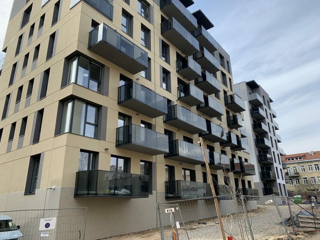 Baltas Lapas Mindaugo 2 etapas (Aguonų g. 17) - Multi apartment - construction photos