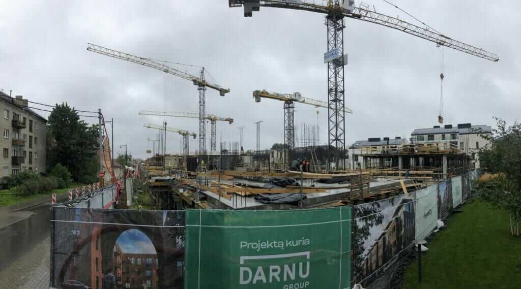 PAUPYS 6 etapas (Aukštaičių g. 7) - Multi apartment - construction photos