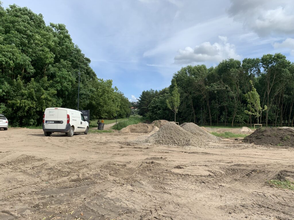 Neries krantinės parkas (Neries krant.) - Park - construction photos