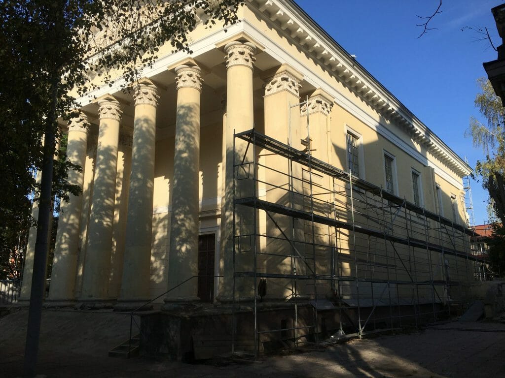 Evangelikų Reformatų bažnyčios komplekso rekonstrukcija (Pylimo g. 18) - Cultural center - construction photos