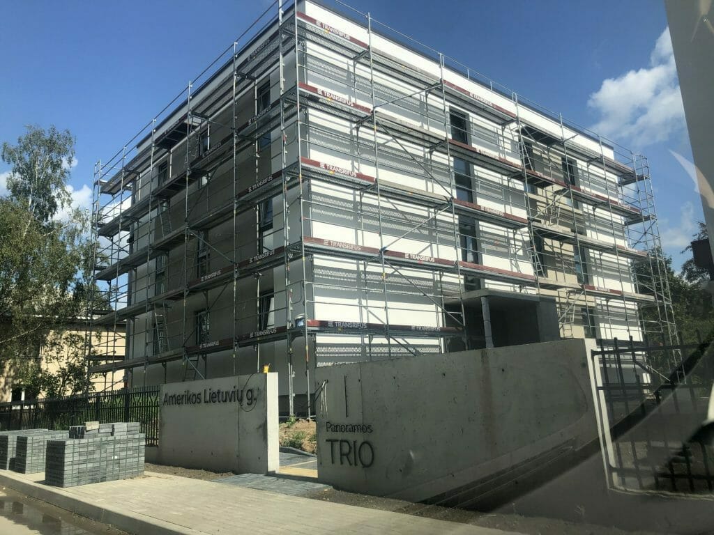 Panoramos trio (Amerikos Lietuvių g. 21) - Multi apartment - construction photos