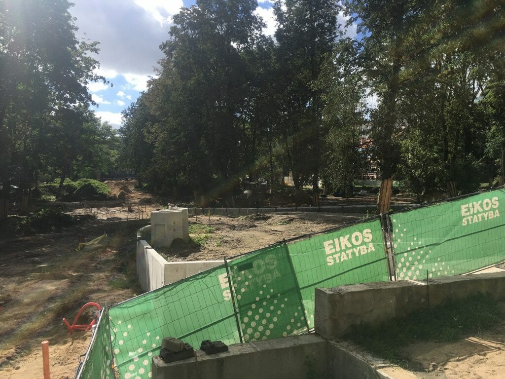 Reformatų parkas (Pylimo g.) - Parkas - statybų nuotraukos