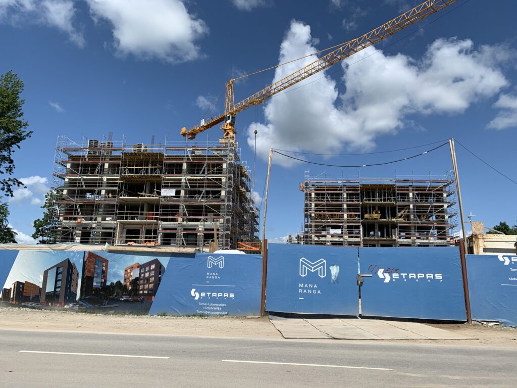 O5 NAMAI (Žeimenos g. 82) - Multi apartment - construction photos