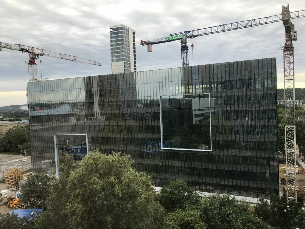 Lvivo (Lvivo g. 37) - Office center - construction photos