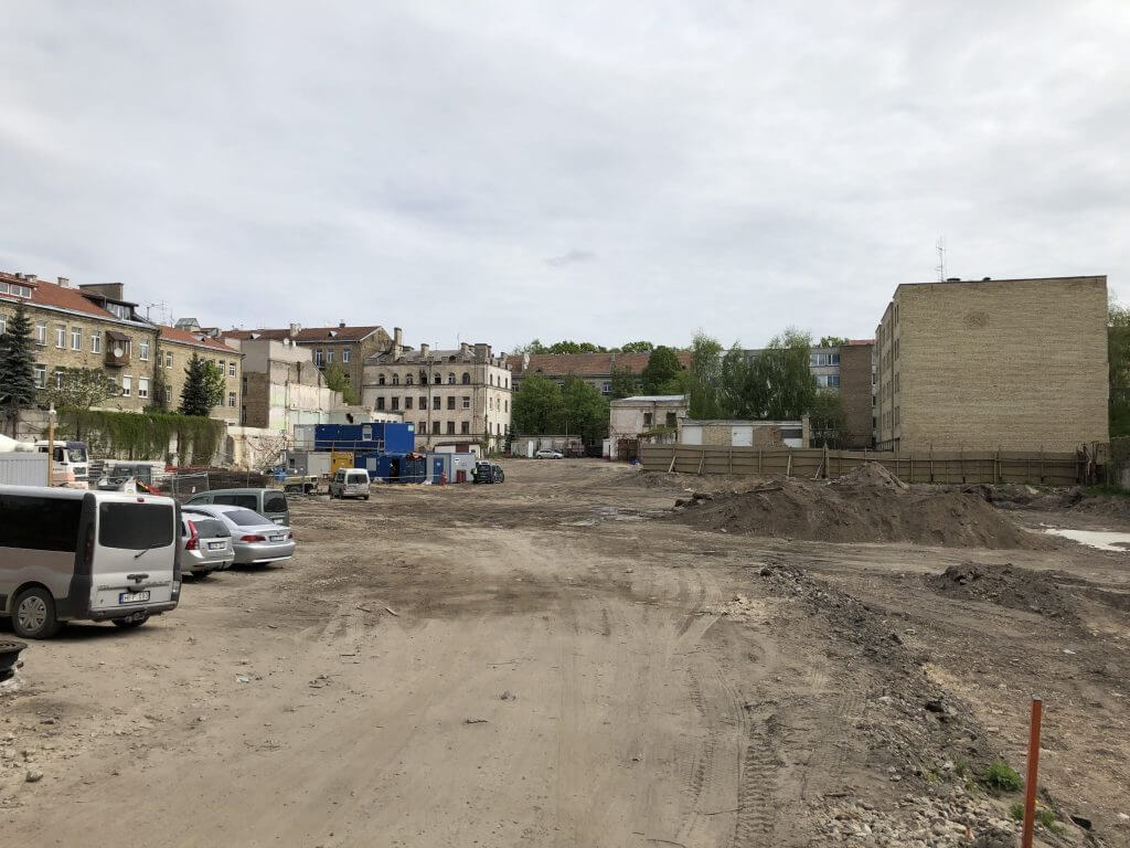 Baltas lapas Mindaugo 1 etapas (Aguonų g. 17) - Multi apartment - construction photos