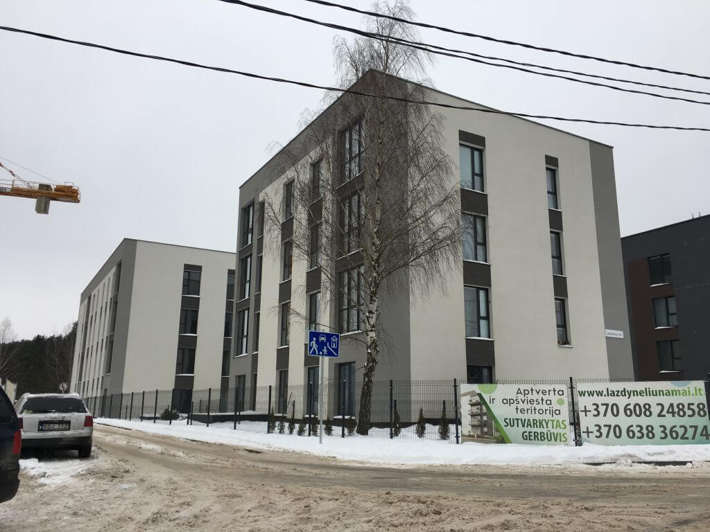 Lazdynėlių namai 1 etapas (Lazdynėlių g. 34) - Daugiabutis - statybų nuotraukos