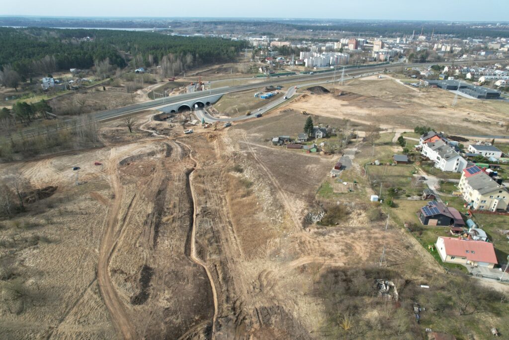 Kauno pietrytinis aplinkelis 1 etapas (Pietrytinis aplinkkelis) - Road - construction photos
