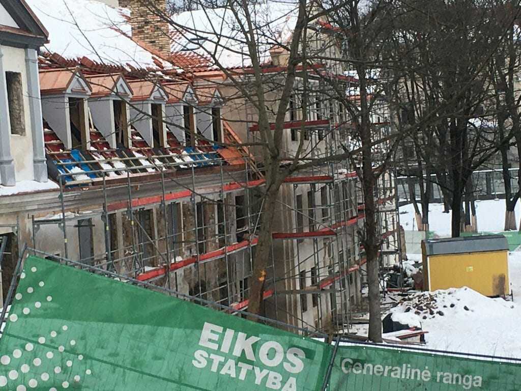 Reformatų Sinodo rūmai (Pylimo g. 7) - Multi apartment - construction photos