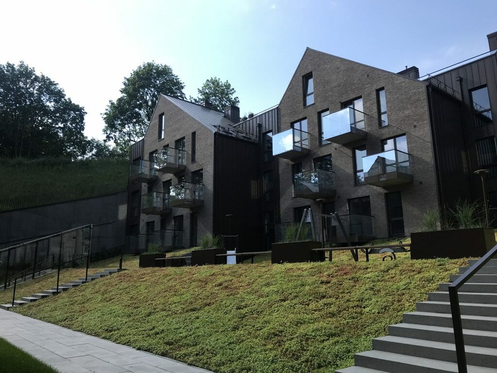 Užupio terasos (Kreivasis skg. 18) - Multi apartment - construction photos