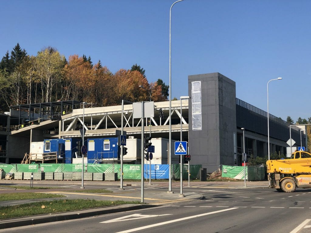 Daugiaaukštis parkingas Santariškių g. 16 (P8) (Santariškių g. 16) - Parking facility - construction photos