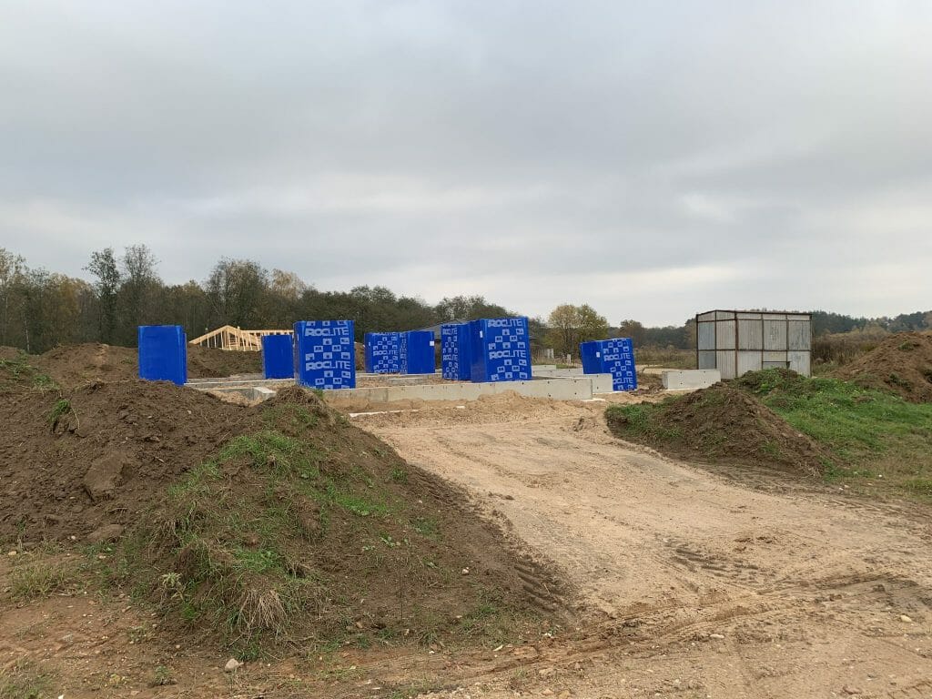 Miesto rezidencija (Jurgio Radvilos g., Vyskupo Andriaus g.) - Land plots - construction photos