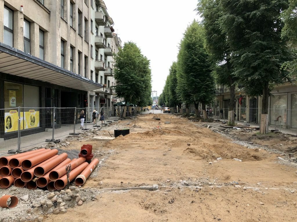 S. Daukanto g. rekonstrukcija (S. Daukanto g.) - Gatvė - statybų nuotraukos