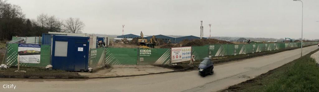 DHL siuntų terminalas Rodūnios kel. (Rodūnios kel. 2) - Warehouse / Distribution center - construction photos