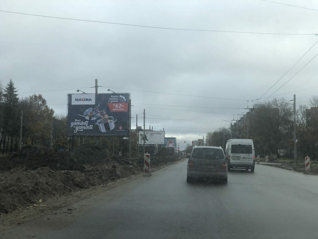 Pramonės pr. atnaujinimas (Pramonės pr.) - Bike path, Street - construction photos