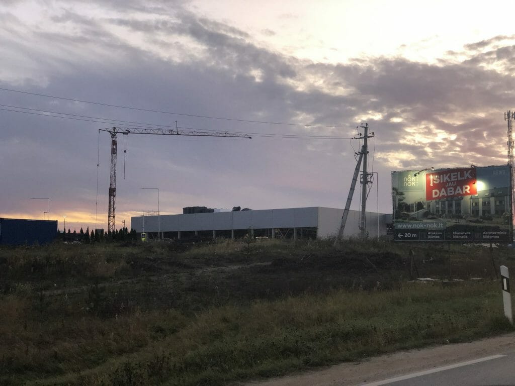 Moki-veži Pilaitė (Pilkalnio g. 3) - Shopping center - construction photos