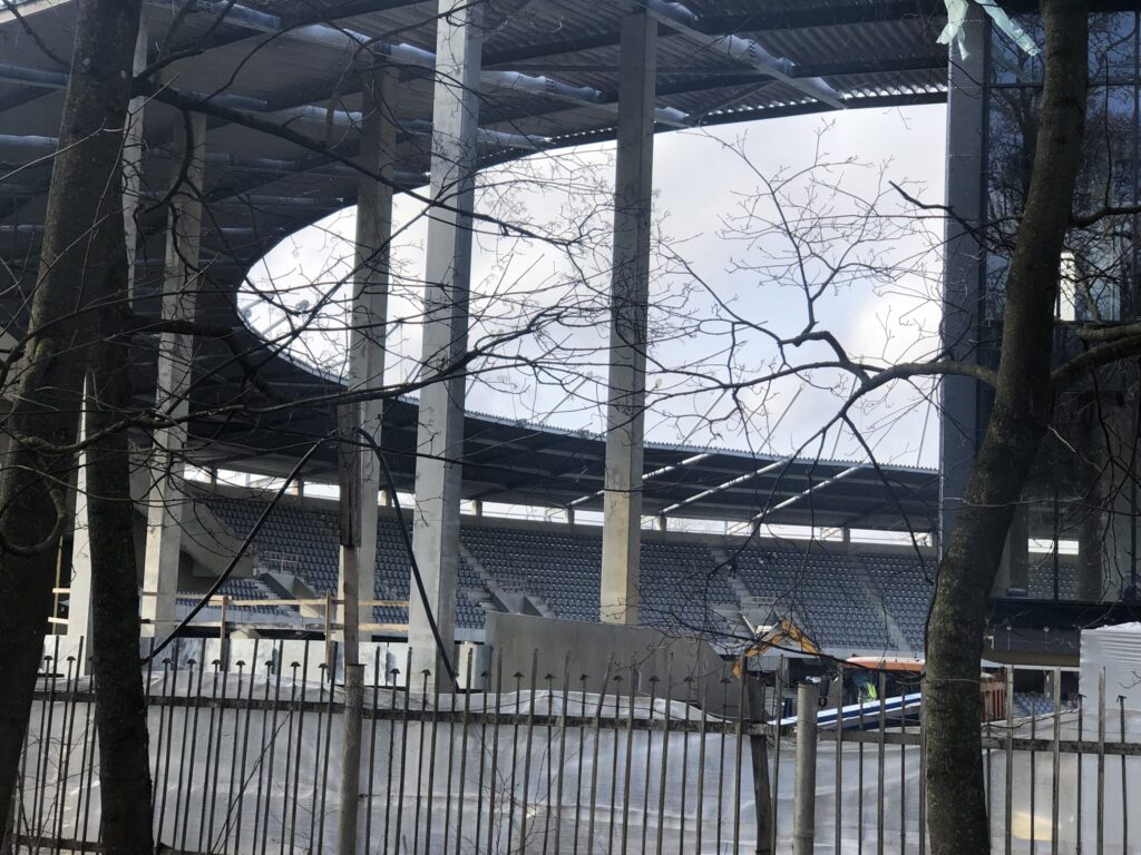 Dariaus ir Girėno stadionas (Perkūno al. 5) - Sports arena - construction photos